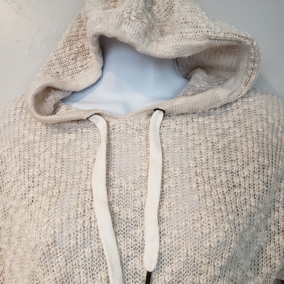 Natural Reflections Ivory Pullover Sweater Hoodie - Picture 3 of 4